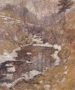 John Henry Twachtman Hemlock Pool oil